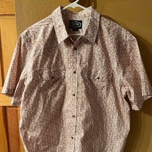 Men’s Gibson Trading Company short sleeve snap western shirt